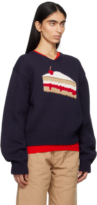 Sweater JW Anderson JW Anderson House Graphic Sweater Grøn | KW1404-YN0417, 4