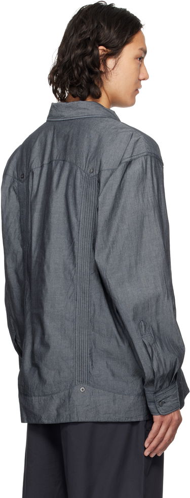 Skjorte Engineered Garments Engineered Garments Guayabera Shirt Grå | 25S1A032, 2