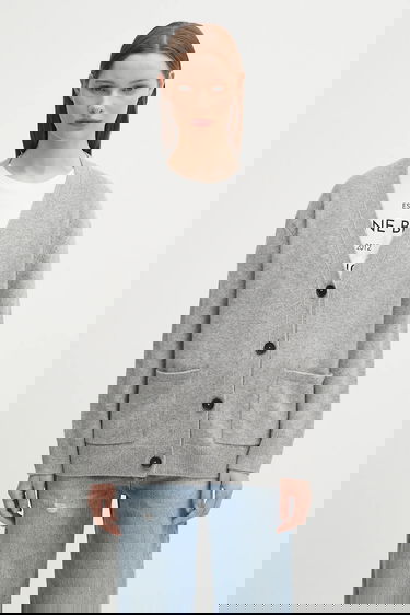 Sweater Anine Bing Anine Bing Jackson Cashmere Cardigan Grå | A.09.10222, 0