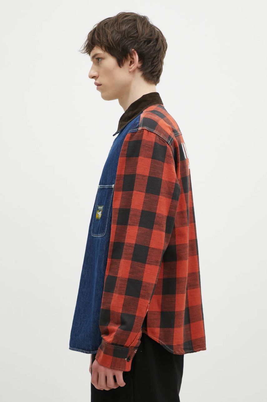 Skjorte Human Made Relaxed Fit Scout Shirt Blå | HM28SH015, 1