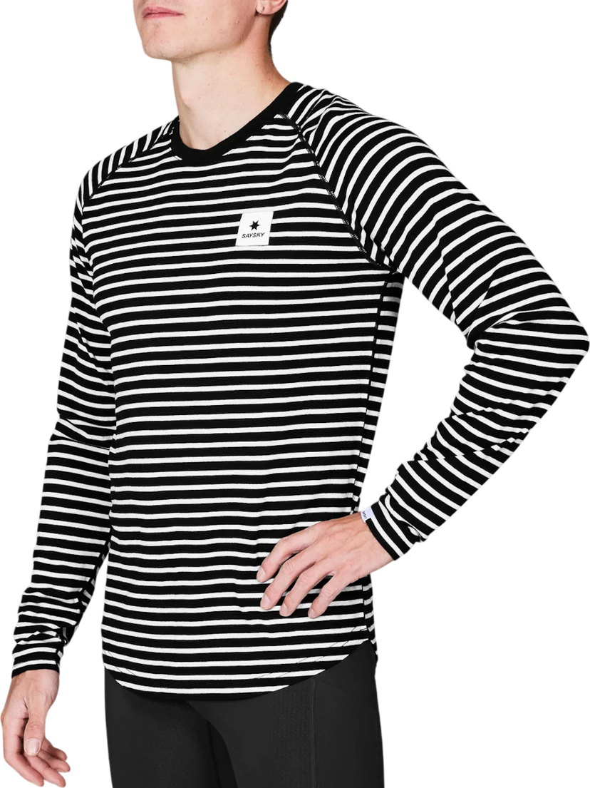 T-shirt Saysky Saysky Merino Base 165 Long Sleeve T-Shirt Sort | xmrls40c002
