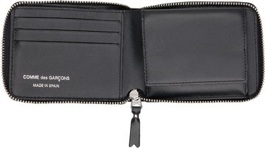 Tegnebog Comme des Garçons Black Silver Eyelet Wallet Sort | SA7100SE, 4