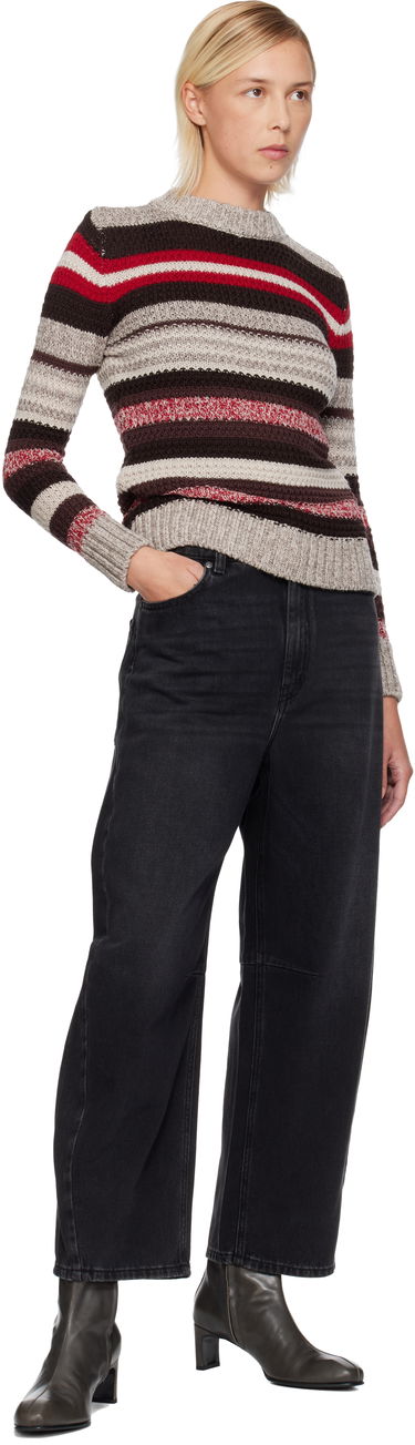 Sweater Max Mara Ilde Striped Knit Crewneck Sweater Flerfarvet | 2525366232600, 3