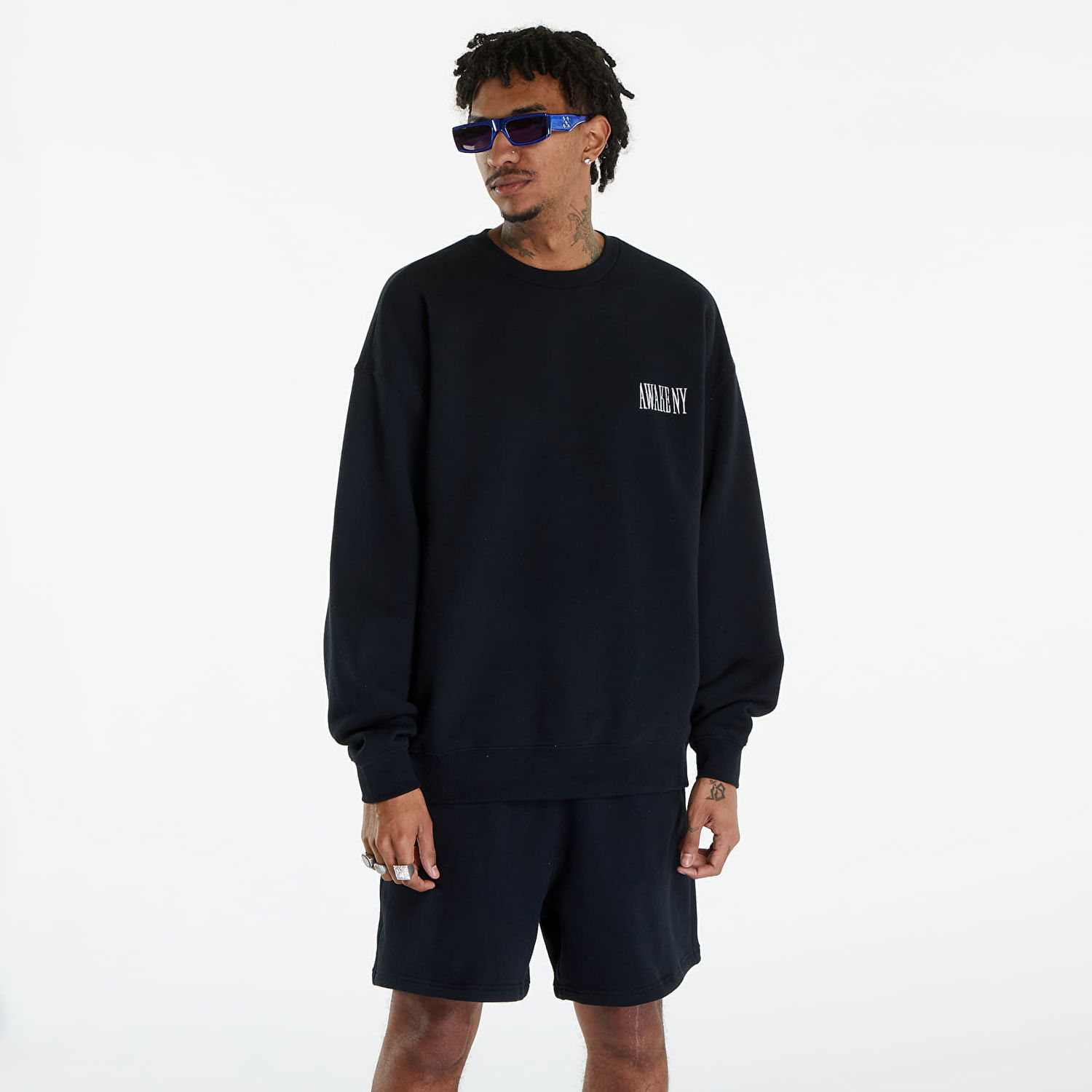 Sweatshirt Awake NY Awake Crewneck Black Sort | AWK-SP24-CN002-BLK, 0