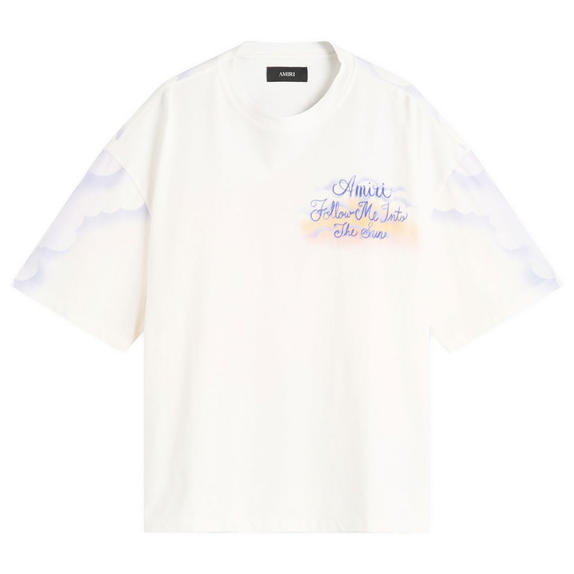 T-shirt AMIRI Amiri Follow Me Oversized T-Shirt, Size Large Hvid | AWJYTE1070-127