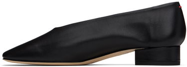 Skopleje Aeyde Aeyde Delia Ballerina Flats Sort | A11-PU-GELR25CH-0221-800-007, 2