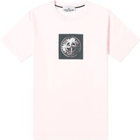 T-shirt Stone Island Institutional One Badge Print T-Shirt Lyserød | 80152NS83-V0080, 1