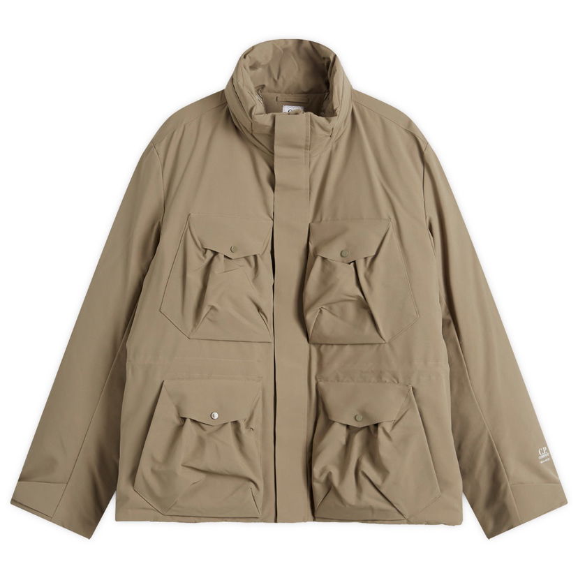 Parka C.P. Company Recycled Micro-M Jacket with Multiple Pockets Beige | CMOW220A-006355A-359