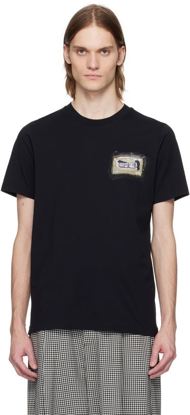 T-shirt Marni Marni Collage Print Cotton T-Shirt Sort | HUMU0198BP USCX92, 0