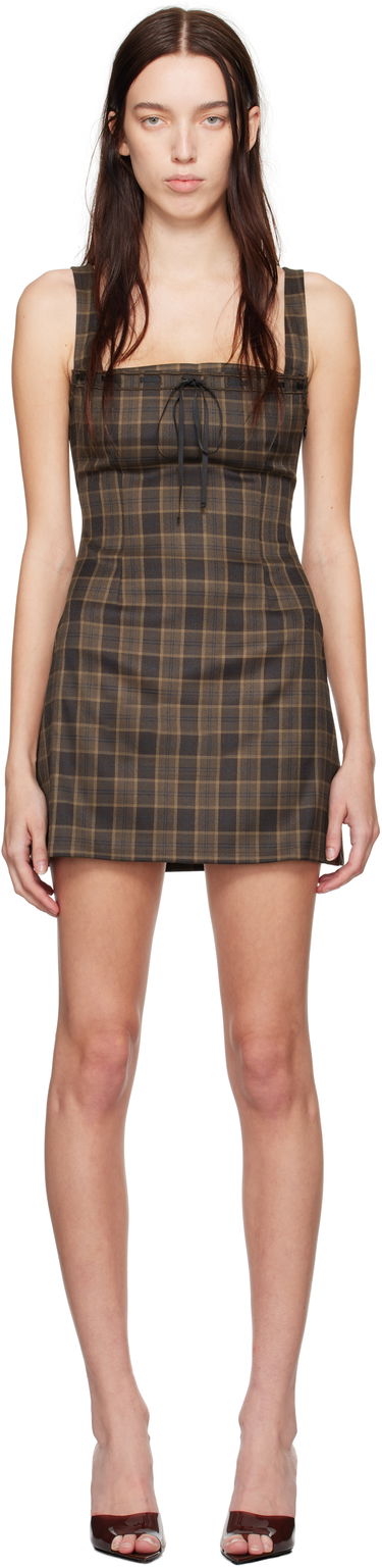 Kjole Miaou Miaou Laced Ginger Minidress Brun | 5018PLBPLB, 0