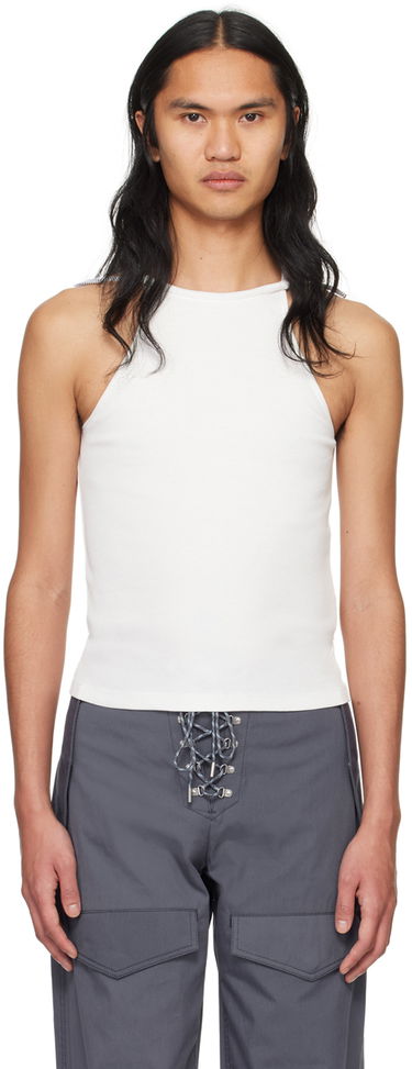 Tanktop Dion Lee Slim-Fit Tank Top Hvid | C3166PS24, 0