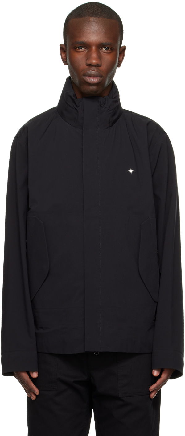 Vindjakke Stone Island Stellina Jacket Sort | 7815417G2, 0