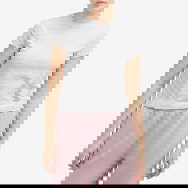Crop top SKIMS Relaxed Fit Shrunken T-Shirt Grå | SS-STT-6128W-LHG, 2