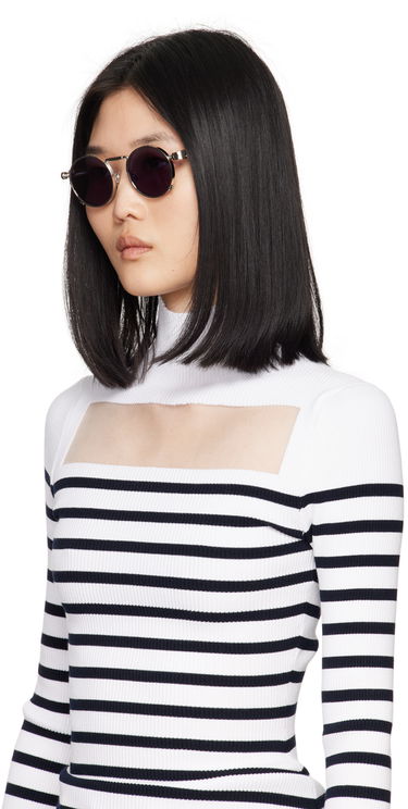 Solbriller Jean Paul Gaultier Jean Paul Gaultier 56-8171 Round Sunglasses Metalisk | 24/30-U-LU008-X055-91, 3