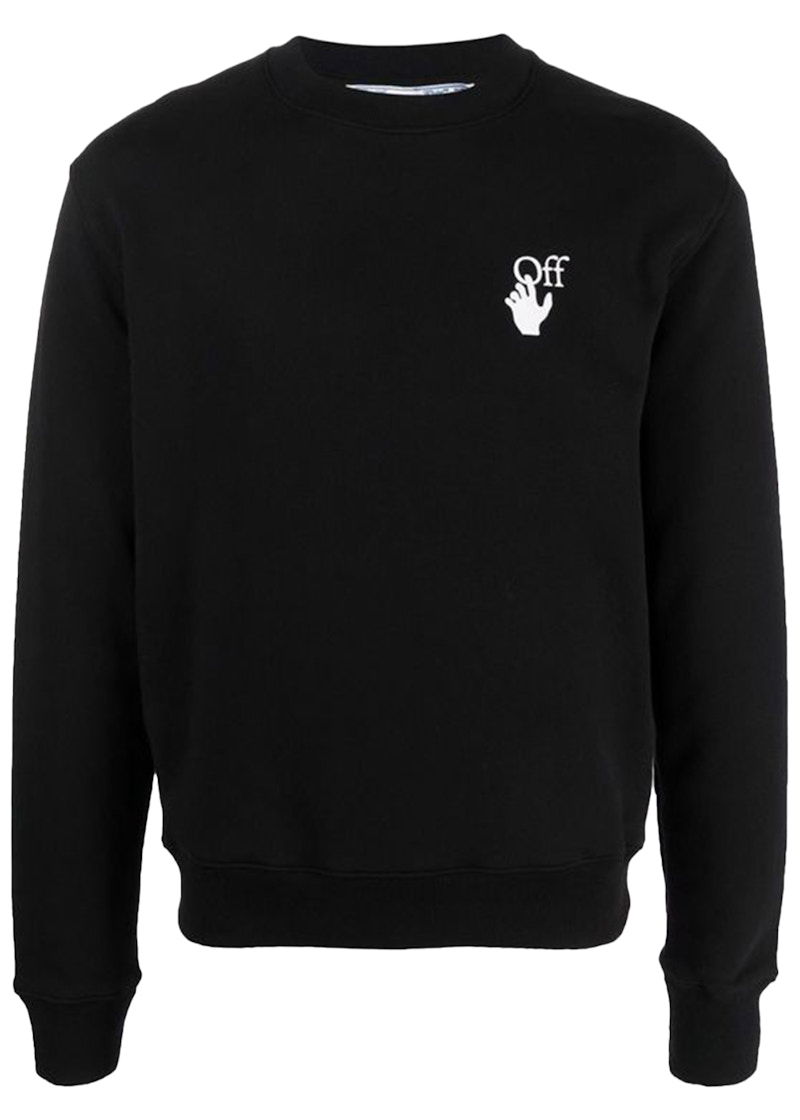 Sweatshirt Off-White Degrade Arrows Crewneck Sweatshirt Sort | OMBA025F21FLE0061084