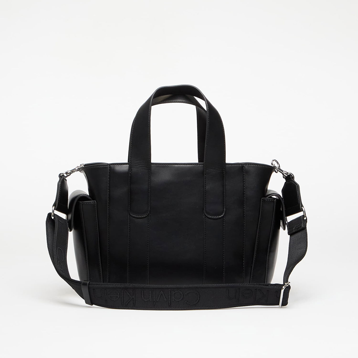 Mulepose CALVIN KLEIN Calvin Klein Webbing Strap Small Tote Sort | LV04F3290G 2QP, 1