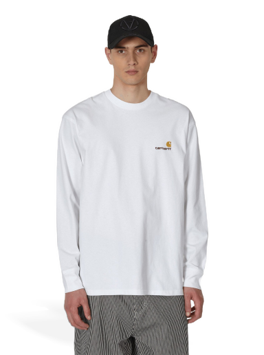 T-shirt Carhartt WIP American Script Hvid | I029955 02XX