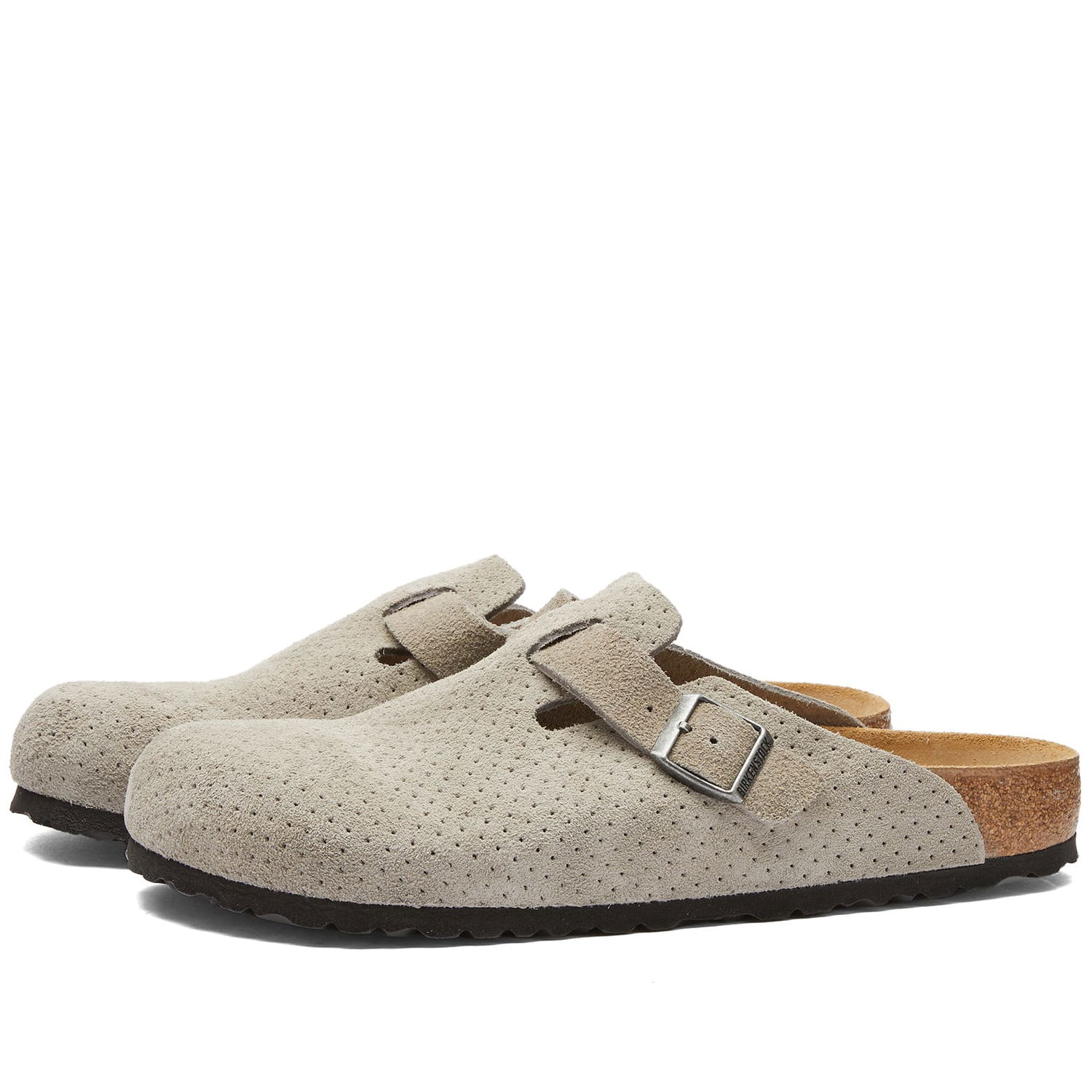 Sneakers og sko Birkenstock Boston Stone Coin Embossed Dots Grå | 1027040, 0