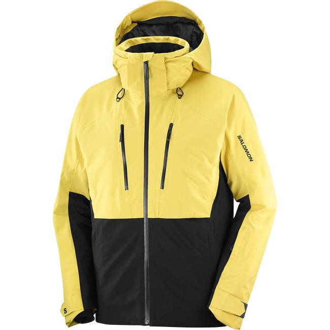 Jakke Salomon Brilliant Ski Jacket Gul | LC2635400, 1