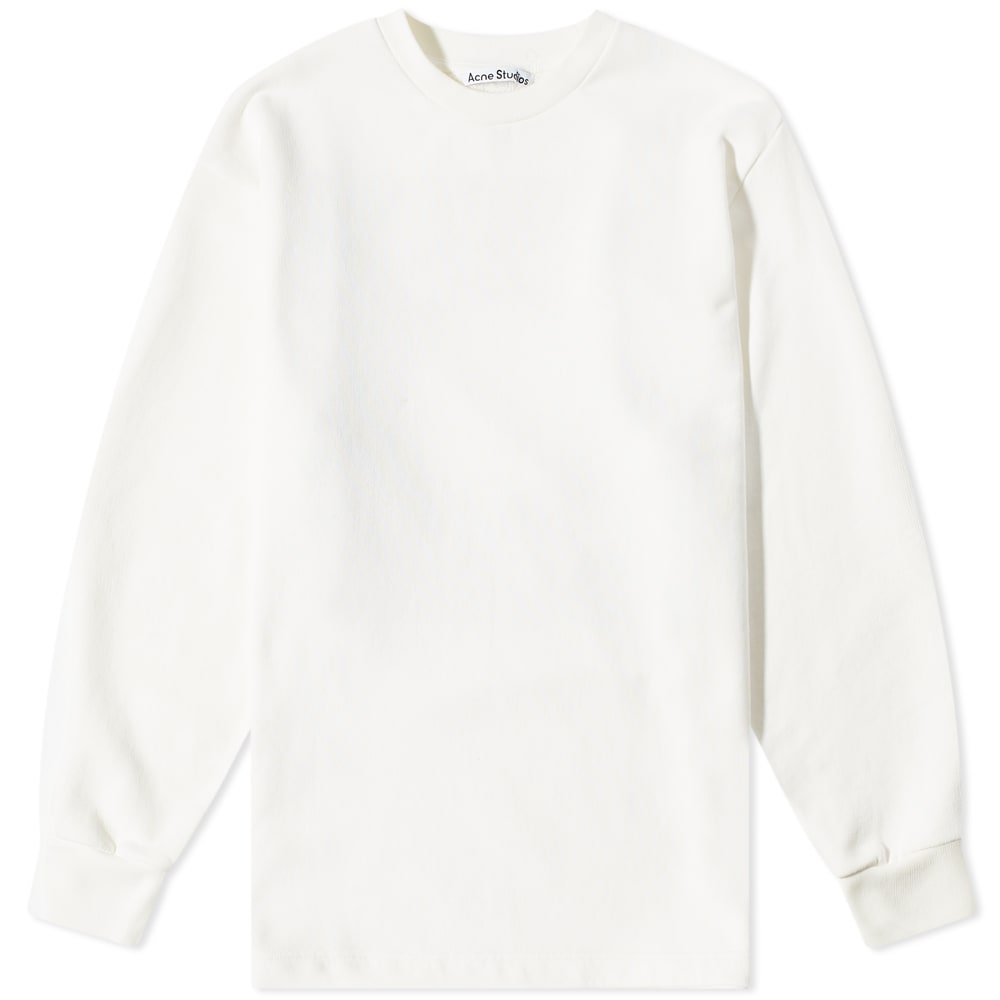 Sweater Acne Studios Fin Circus Logo Crew Off White Hvid | BI0169-AEG, 0