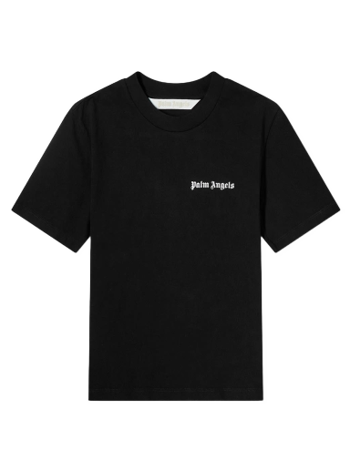 T-shirt Palm Angels Classic Logo Fitted Tee Sort | PWAA044S22JER0031001