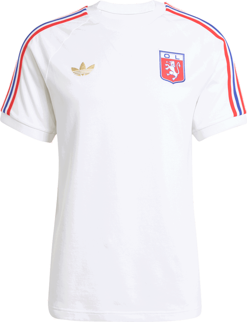 T-shirt adidas Originals Olympique Lyon 75 T-Shirt Hvid | jl8080