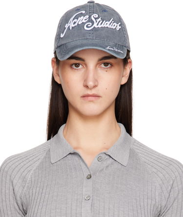 Kasket Acne Studios Logo Cap Grå | C40398-, 0