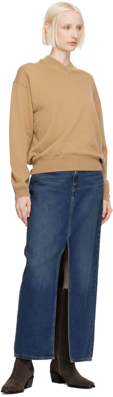Tøj rag & bone rag & bone Joni Knee-High Suede Boots Brun | WFF24FF018SU18, 4