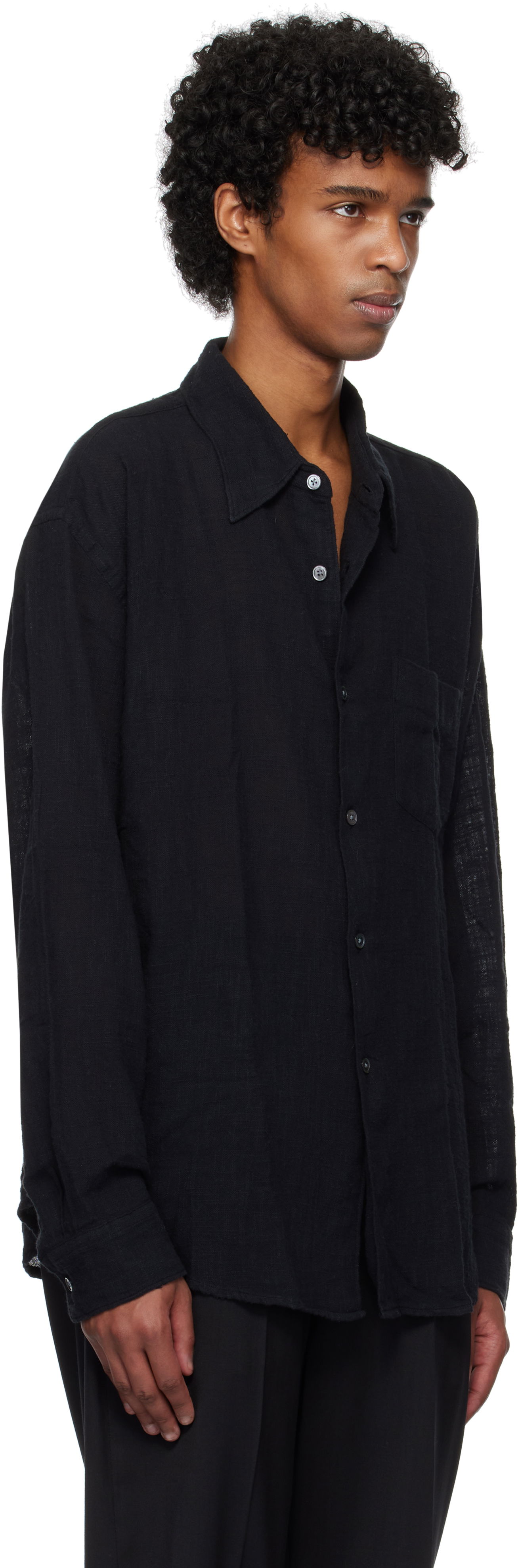 Skjorte OUR LEGACY Coco Shirt Sort | M2222CB, 1