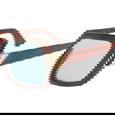 Solbriller RETROSUPERFUTURE Retrosuperfuture x Marni Zamalek Radica Square Frame Sunglasses Brun | 8059026116723, 3