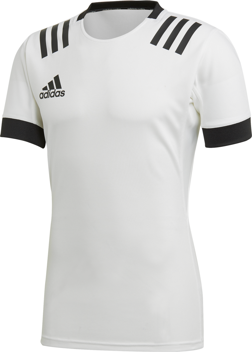 Jersey adidas Originals 3-Stripes Rugby Jersey Hvid | dy8505