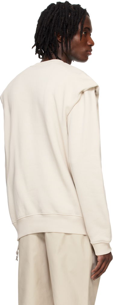 Sweatshirt HELIOT EMIL HELIOT EMIL Outline Logo Sweatshirt Beige | PRESS25_M_08_052_ST18_CO, 2