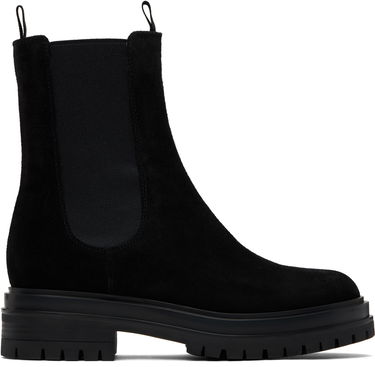 Sneakers og sko Gianvito Rossi Suede Chelsea Boots Sort | G73462-20GOM-SUE, 0