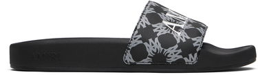 Sneakers og sko AMIRI MA Quad Canvas Slides Sort | AMFOSL1006, 0