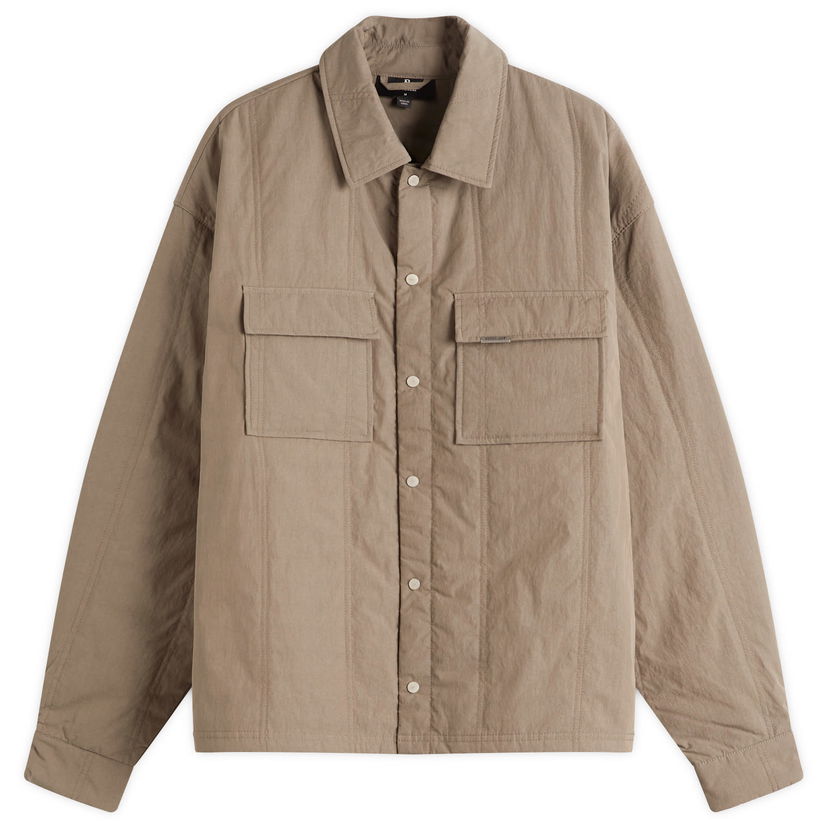 Skjorte Represent Clo Represent Quilted Overshirt Beige | MLM2911-46
