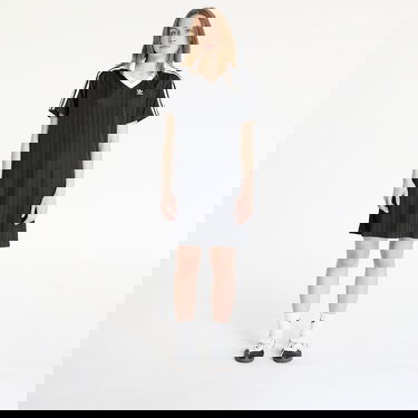 Kjole adidas Originals Adicolor Football Jacquard V-Neck Dress Sort | JD2599, 0