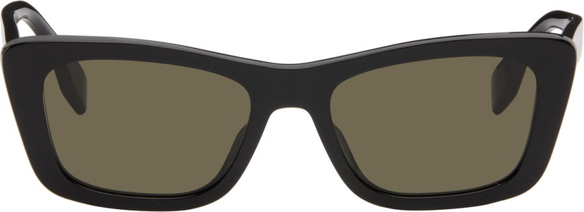 Solbriller FENDI Angular Frame Sunglasses Sort | FE40185I@5301N 840126864922