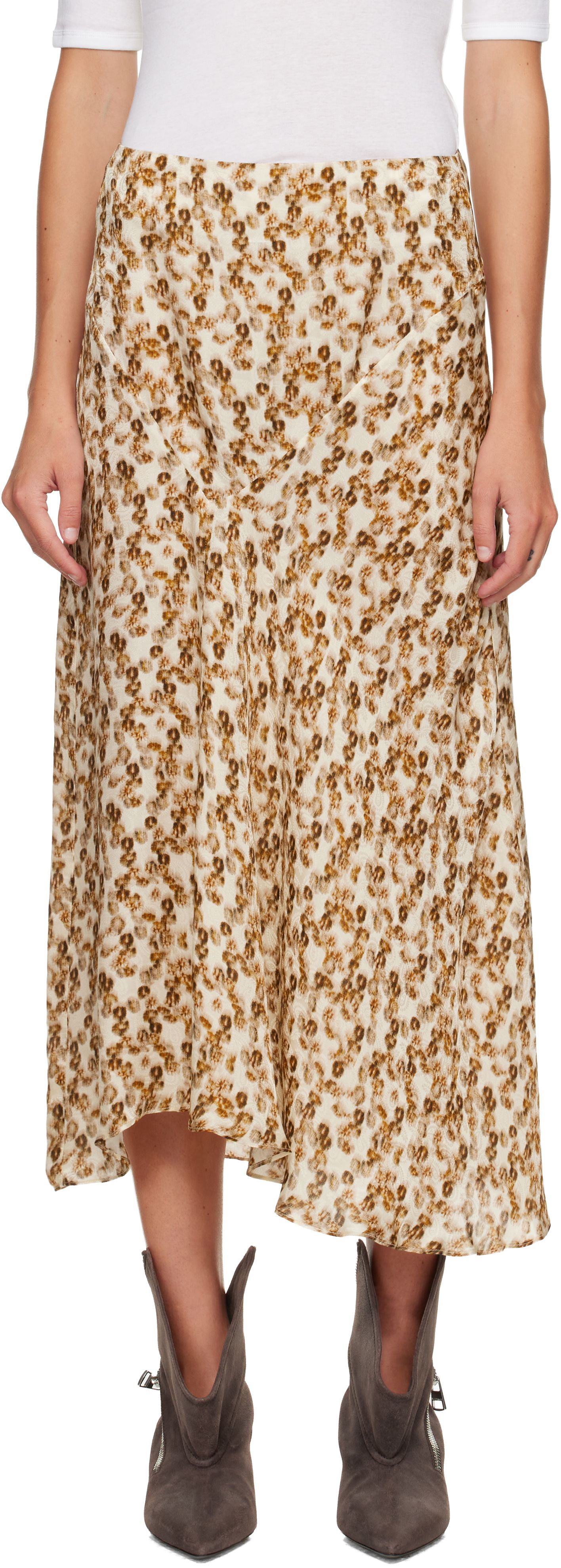 Nederdel ISABEL MARANT Lisanne Midi Skirt Flerfarvet | JU0080FA-C3J10I, 0