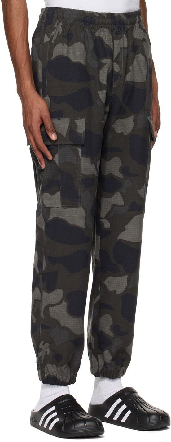 Cargo bukser BILLIONAIRE BOYS CLUB Billionaire Boys Club Camo Cargo Pants Grøn | B22409, 1