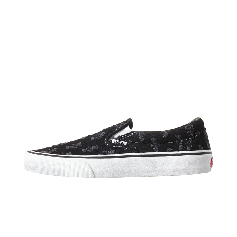 Sneakers og sko Vans Slip-On Supreme Hole Punch Denim Black Sort | VN0A38DD2DC