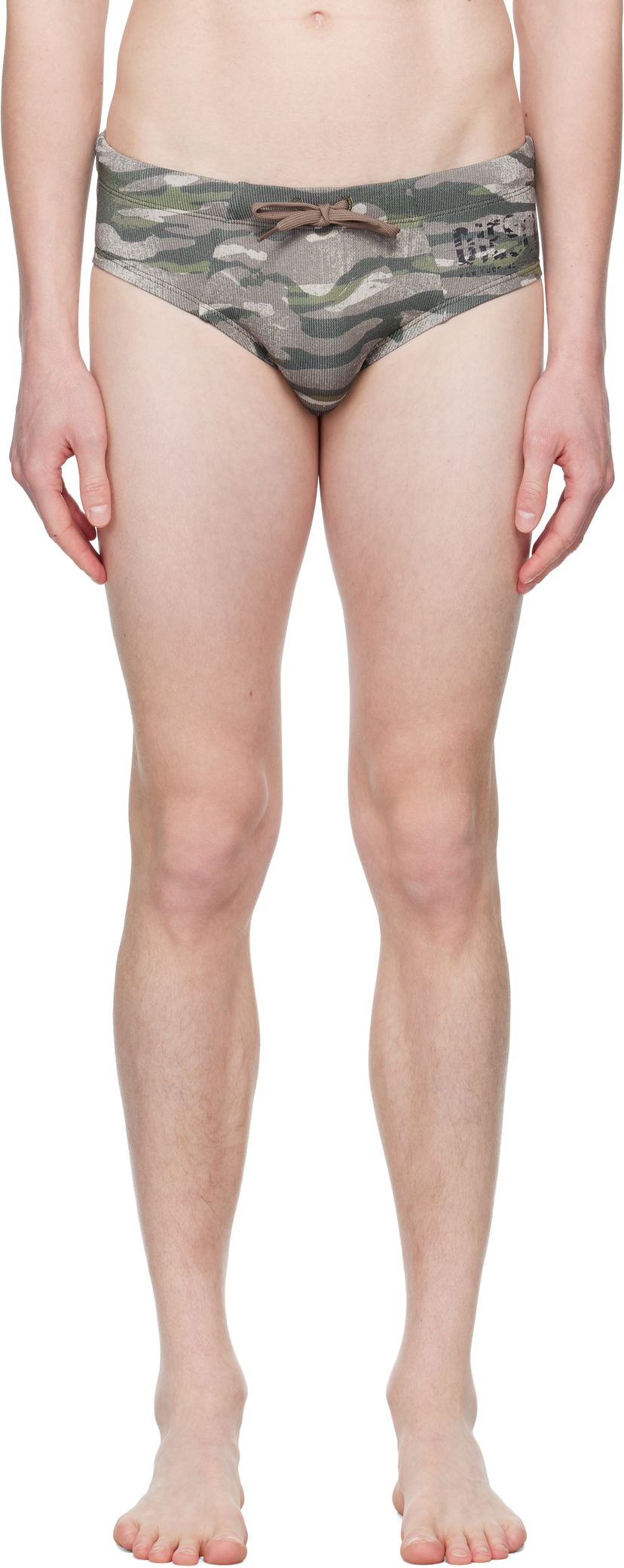 Badetøj Diesel Diesel Alifie Swim Briefs Grøn | A17616-0KLAQ-E5018