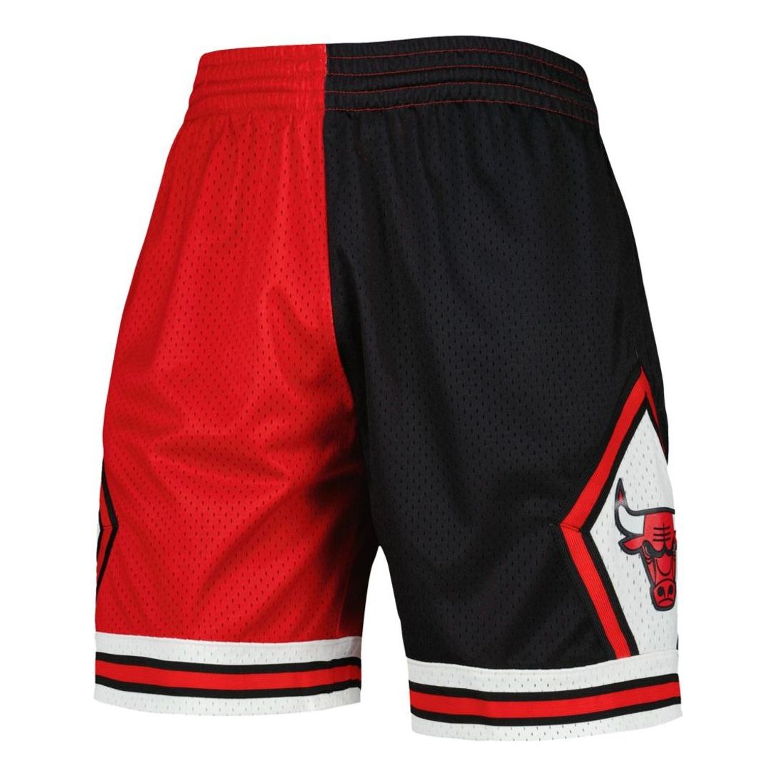 Shorts Mitchell & Ness Mitchell & Ness Chicago Bulls Split Swingman Shorts Sort | SMSH4855-CBU97PPPBKRD, 0