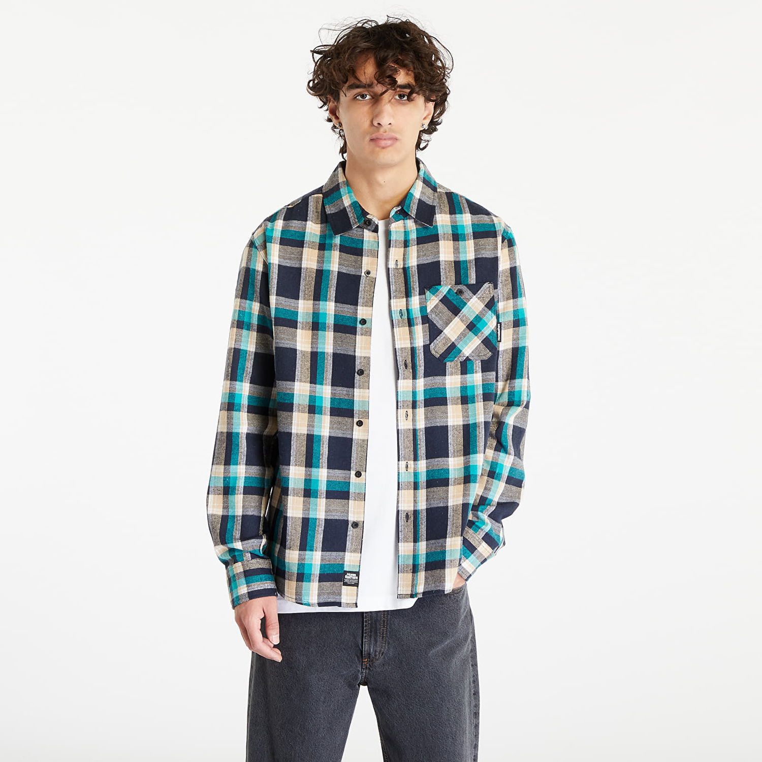 Skjorte Horsefeathers Melvin Shirt Blå | SM1220D, 0