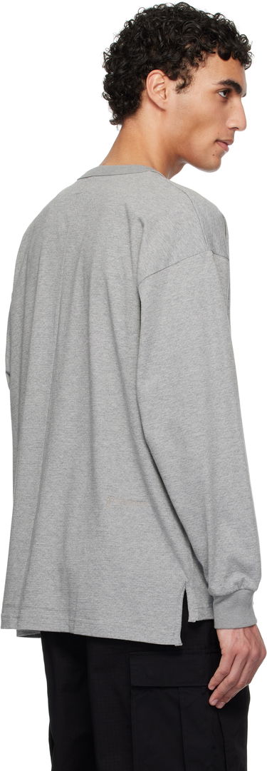 Sweatshirt NANAMICA nanamica Half Zip Long Sleeve T-Shirt Grå | S25SH013U, 2