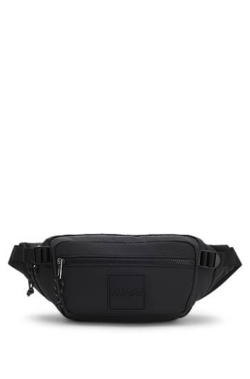 Taljetaske BOSS Ripstop belt bag with split-logo patch Sort | 50551798, 0