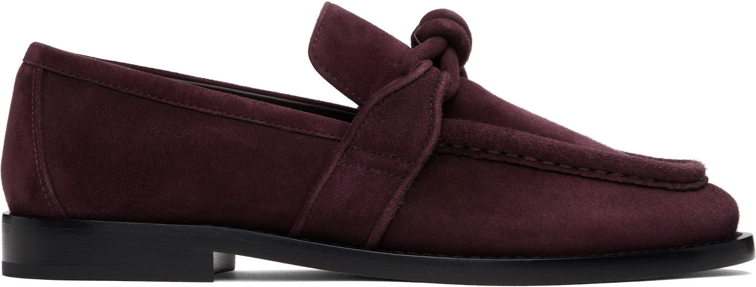 Skopleje Bottega Veneta Bottega Veneta Astaire Suede Loafers Bourgogne | 796696 V3XR0, 0