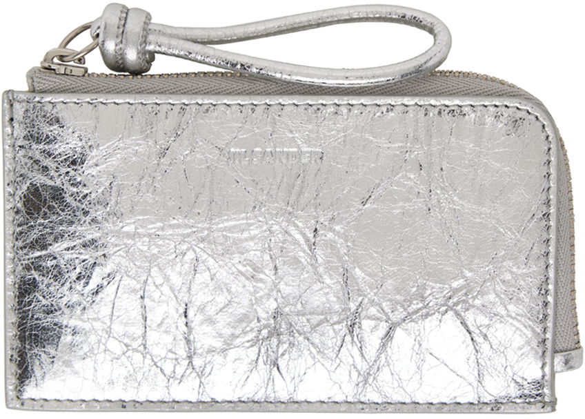 Tegnebog Jil Sander Giro Card Holder Grå | J07UI0021_P6596, 0