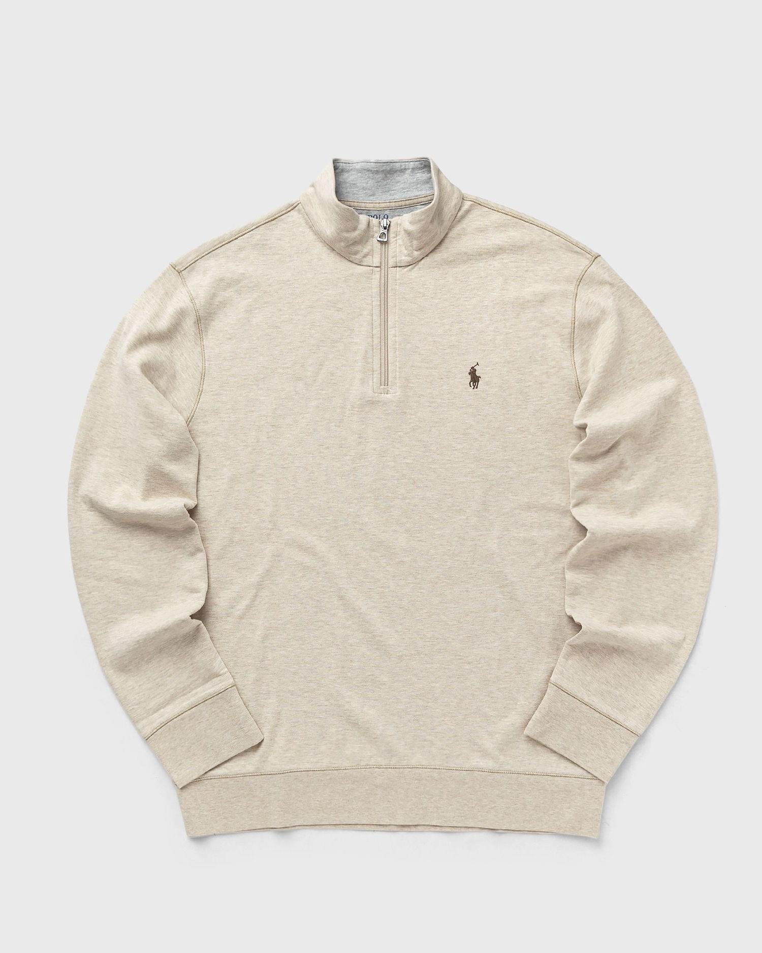 Sweatshirt Polo by Ralph Lauren Polo Ralph Lauren Men's Half-Zip Sweatshirt Beige | 710812963017, 1