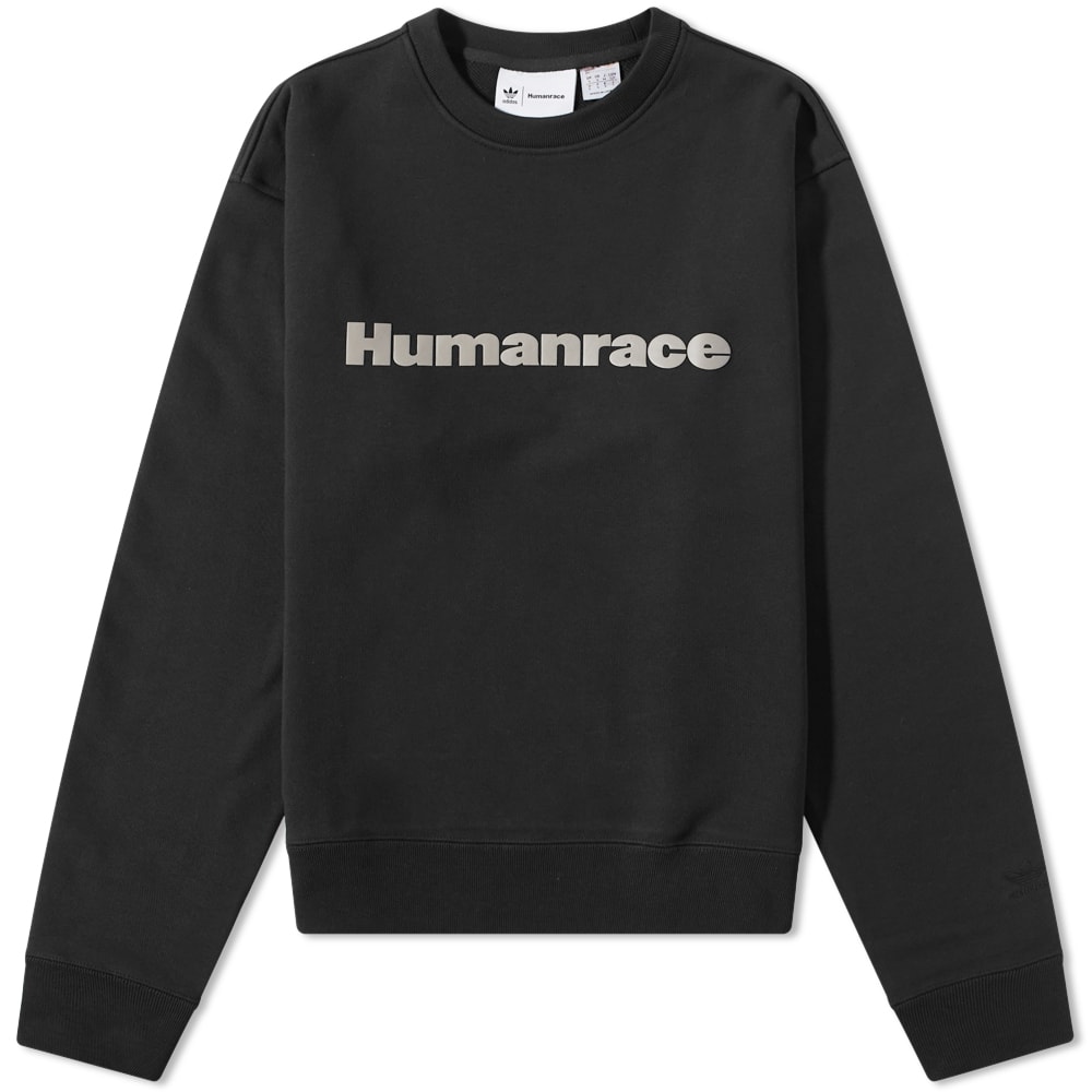 Sweatshirt adidas Originals Pharrell Williams Humanrace Crew Sweat Sort | HI5538, 0