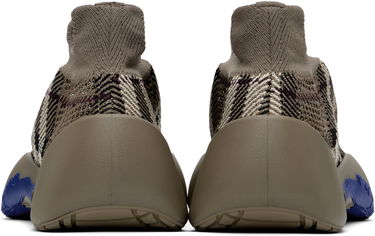 Tøj Burberry Burberry Check Knit Neptune Brun | 8101906, 1